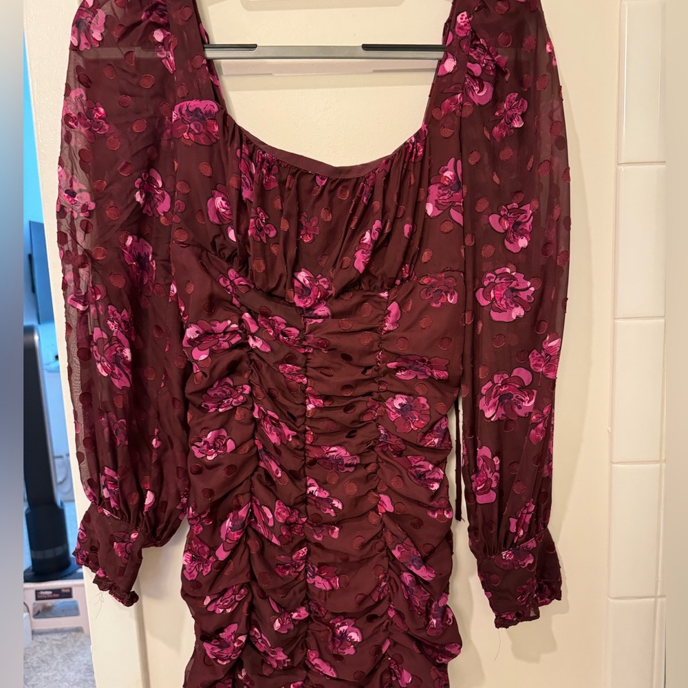 Astr the label dress. Ruching material.